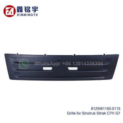 Bom preço 812W61150-0115 Máscara do radiador da grade dianteira de plástico de engenharia de alta resistência para caminhão Sinotruk SITRAK C7H G7H - Resistente à corrosão e impacto on-line