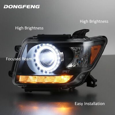 Bom preço Farol de caminhão Dongfeng com alto brilho e feixe focado, design à prova de água e poeira para fácil instalação on-line