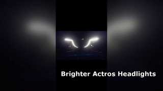 Atualização super brilhante dos faróis LED Mercedes Actros